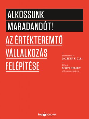 cover image of Alkossunk maradandót!